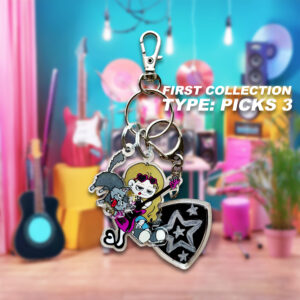 Keychain9 : Picks 3🎸⚡️