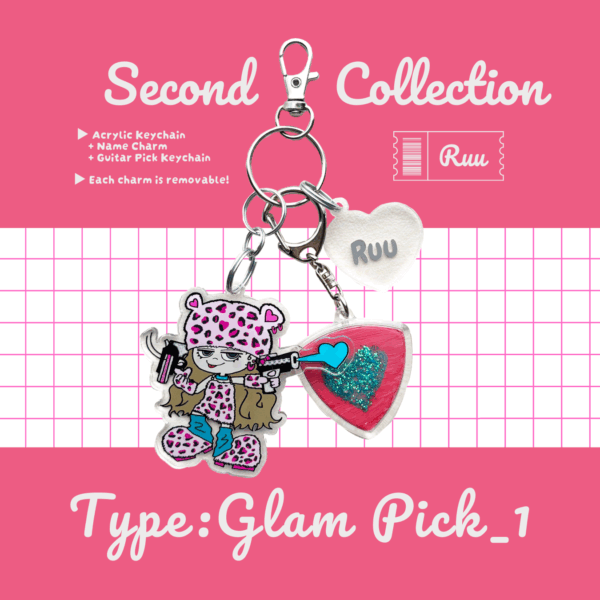 Keychain11:Glam Pick_1💖🔫