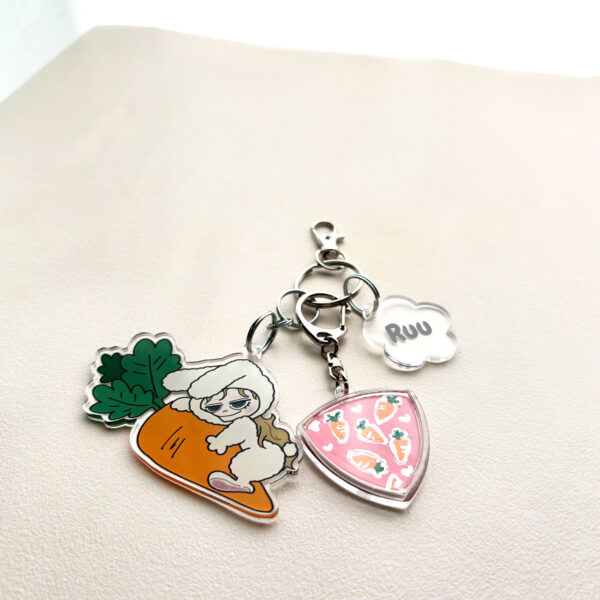 Keychain09:Bunny Pick_1🥕 - 画像 (3)