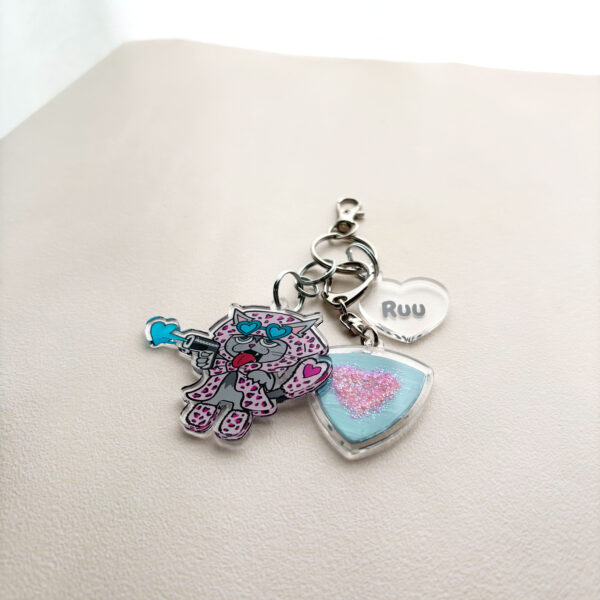 Keychain12:Glam Pick_2🩵🔫 - 画像 (3)