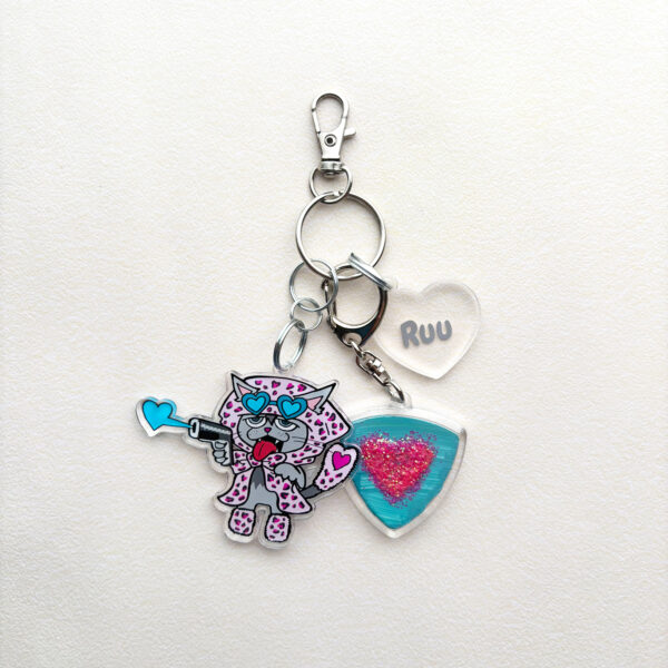 Keychain12:Glam Pick_2🩵🔫 - 画像 (2)